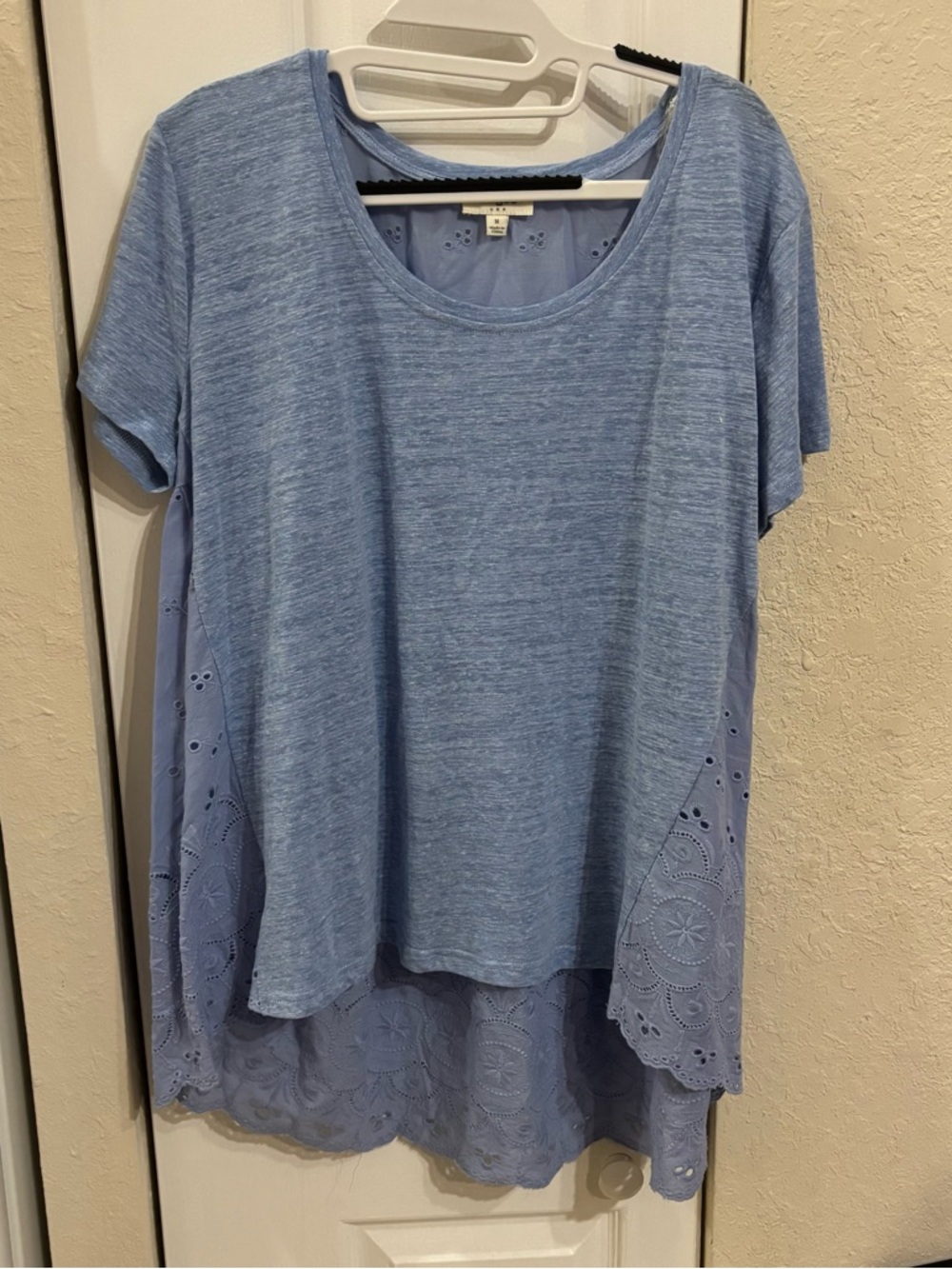 Umgee Short Sleeve High-Low Tunic